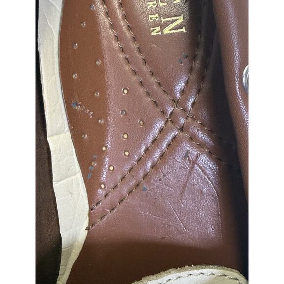 Lauren Ralph Lauren Yolonda Leather Loafers Women’s Sz 8 Boat Shoes Top Siders - Picture 9 of 12